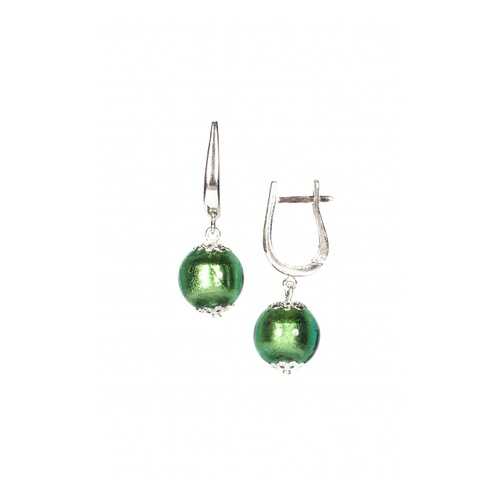 Серьги Perla Grande Argento 09030703 изумрудные