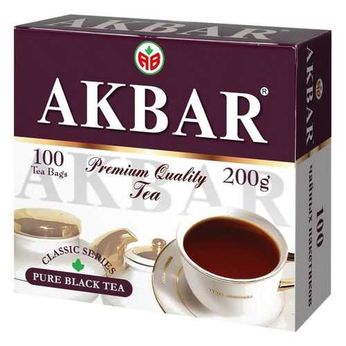 Чай черный Akbar цейлонский классический 100 пакетиков
