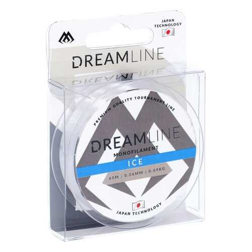 Леска монофильная Mikado Dream Line Ice 0,1 мм, 60 м, 2,06 кг
