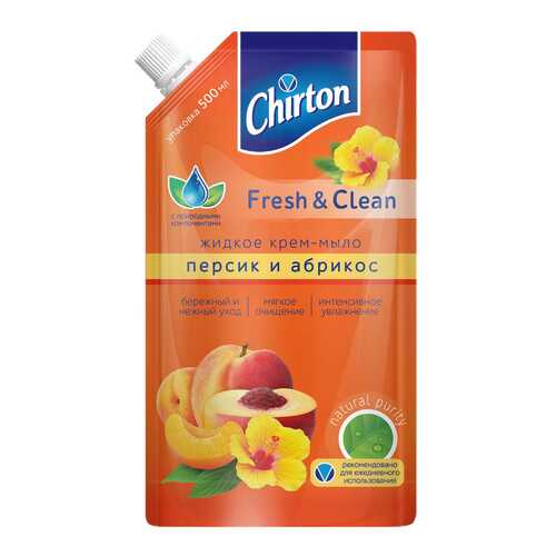 Жидкое мыло CHIRTON Персик и абрикос 500мл