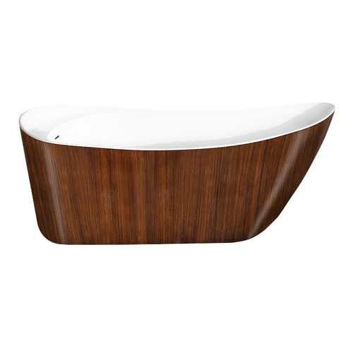 Акриловая ванна Lagard MINOTTI Brown Wood 170х76 см