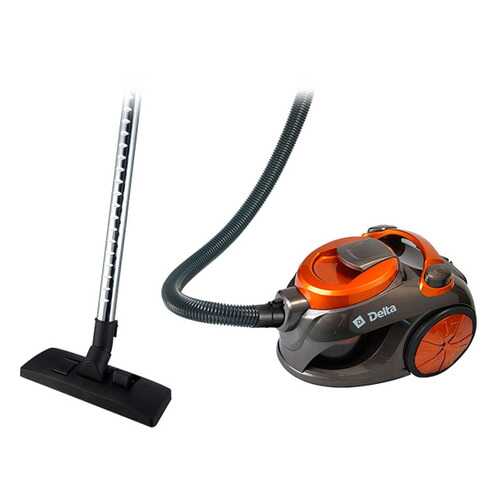 Пылесос Delta DL-0828 Grey/Orange