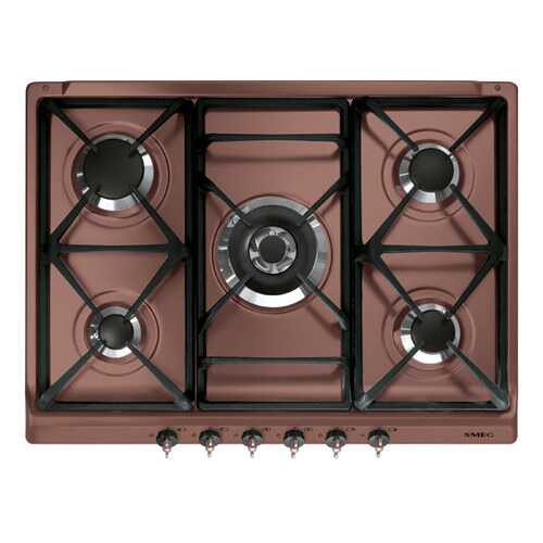 Встраиваемая варочная панель газовая Smeg SPR876RAGH Brown