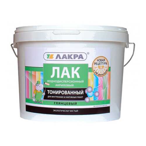 Лак водный тонированный Лакра Орегон 0,9кг