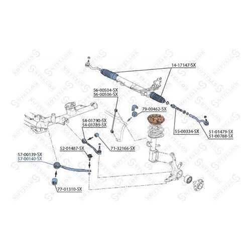 Рычаг подвески Stellox 57-00140-SX