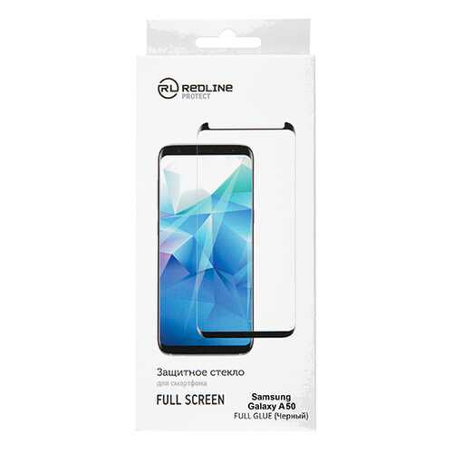 Защитное стекло для смартфона Red Line для Samsung Galaxy A50, Full Screen TG FG Black