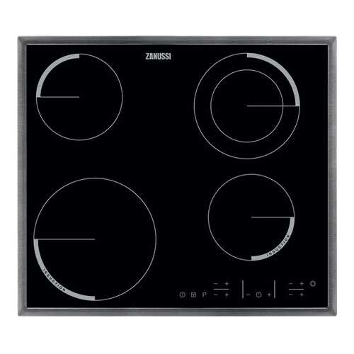 Встраиваемая варочная панель электрическая Zanussi ZEN6641XBA Black