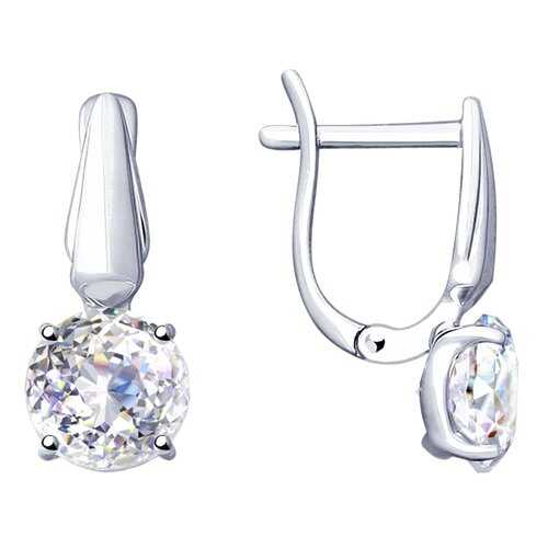 Серьги SOKOLOV из серебра со Swarovski Zirconia 89020110