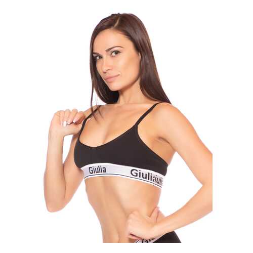 Топ женский Giulia COTTON BRALETT 01 черный S