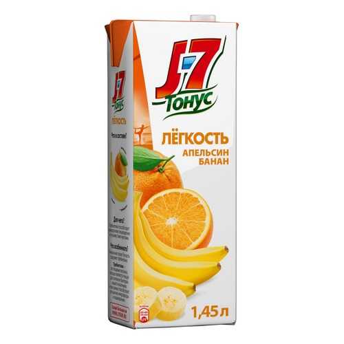 Нектар апельсин-банан J7 тонус легкость с пребиотиком 1.45 л