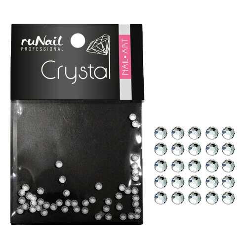 Стразы для ногтей RuNail Прозрачные, 1,5 мм
