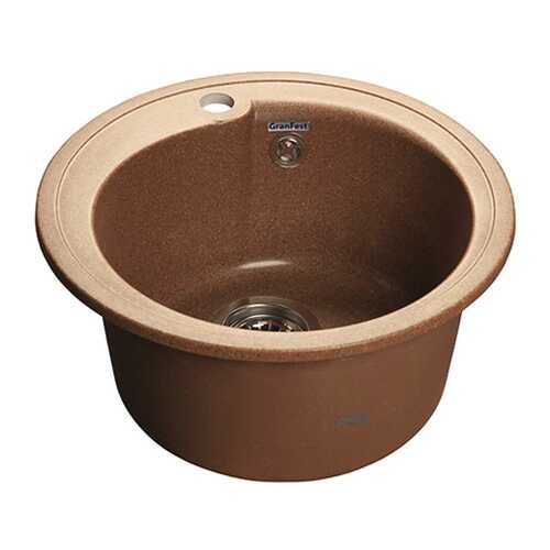 Мойка для кухни из мрамора GranFest Rondo GF-R450 терракот