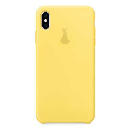 Чехол Silicone Case для iPhone XS Max Премиум, желтый, SCPQIPXSM-04-YELO
