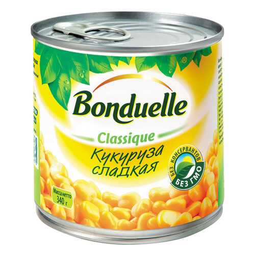 Кукуруза Bonduelle сладкая консервированная 340г Россия