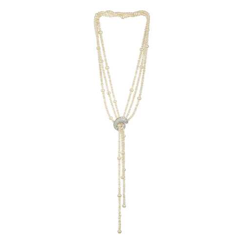 Бусы женские My-bijou 303-963 белые