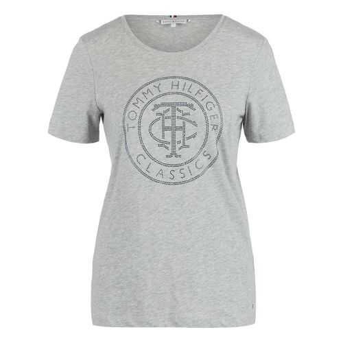 Футболка женская Tommy Hilfiger WW0WW27137 серая S