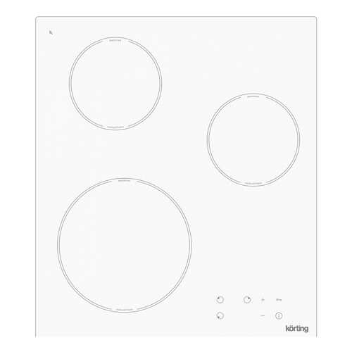 Встраиваемая варочная панель индукционная Korting HI 42031 BW White