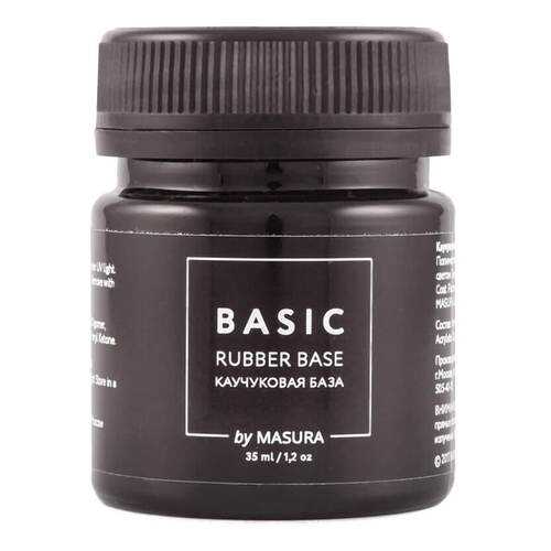 Каучуковая база для ногтей Masura Basic Прозрачная 35 мл
