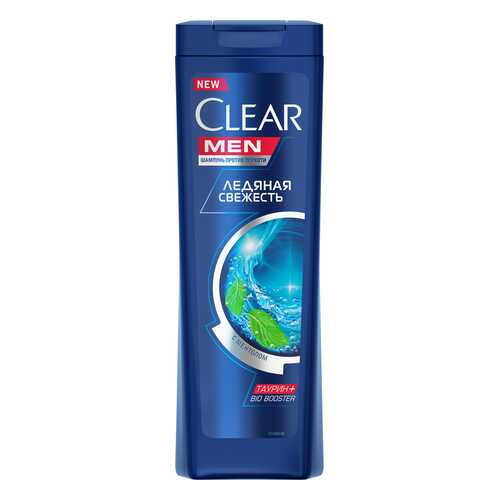 Шампунь Clear против перхоти Ледяная свежесть с ментолом 400 мл