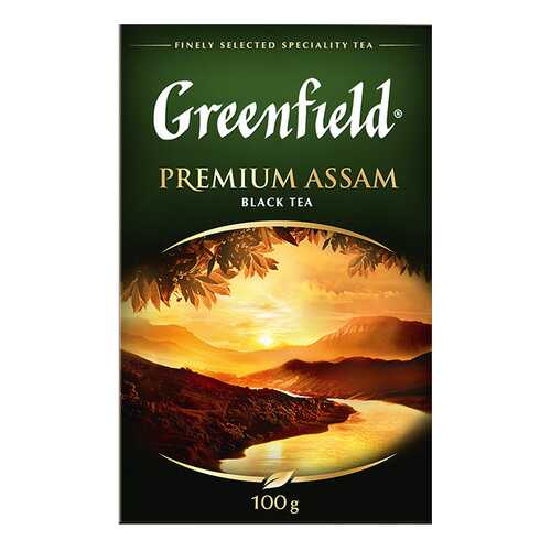 Чай черный листовой Greenfield Premium Assam 100 г