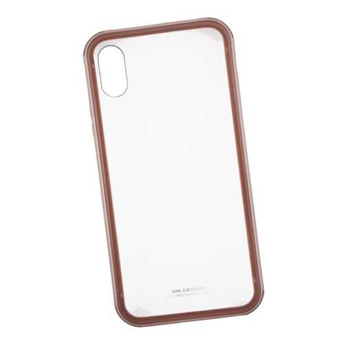 Стеклянная вставка для чехла WK-Kingkong Glass Case для iPhone X (золотая)