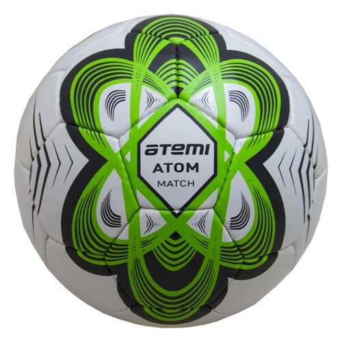 Футбольный мяч Atemi Atom Pu №5 зеленый