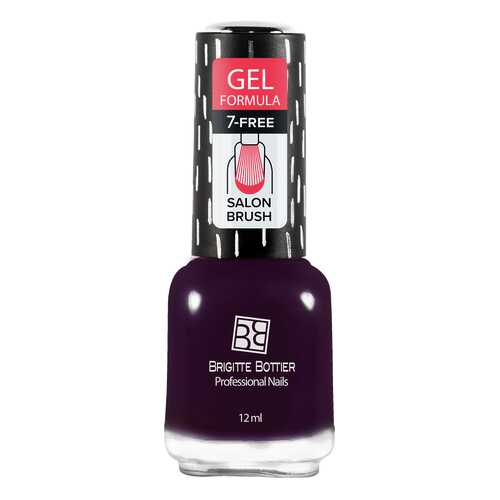 Лак с гелевым эффектом Brigitte Bottier Gel Formula тон 39 винный, 12 мл