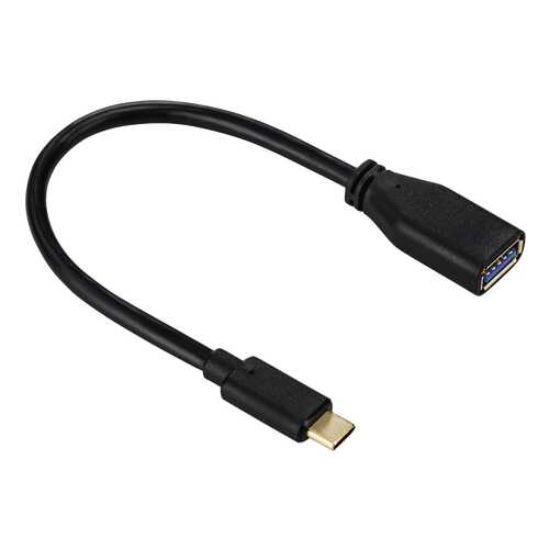 Кабель Hama 135712 Type-C 0,15м Black