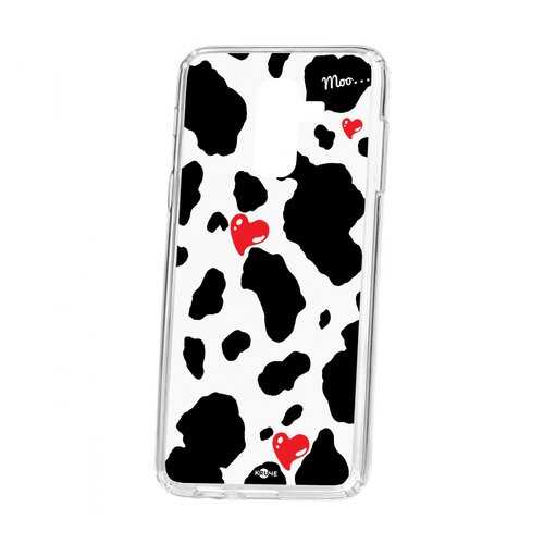 Чехол Kruche Samsung Galaxy A6 Plus (2018) A605f Print Корова