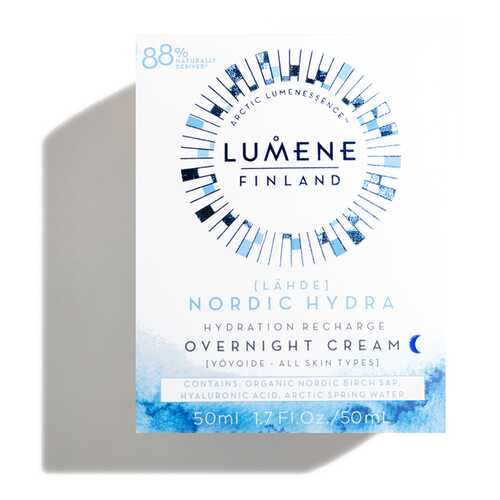 Крем для лица Lumene Lahde Hydration Recharge Overnight Cream 50 мл