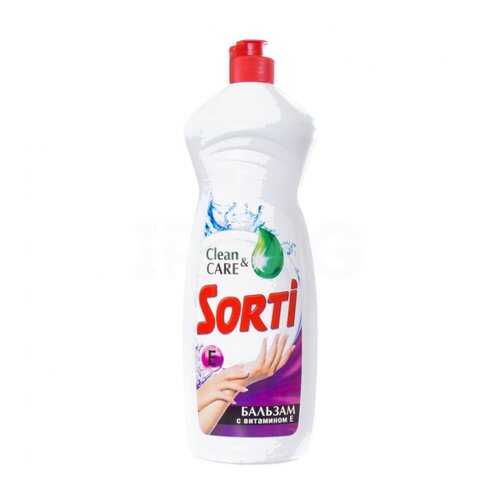 Средство для мытья посуды sorti clean&care с витамином e, 900 г