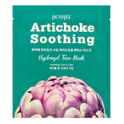 Маска для лица Petitfee Artichoke Soothing Hydrogel Face Mask с экстрактом артишока