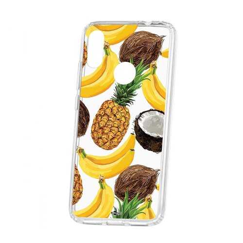 Чехол Kruche Xiaomi Redmi Note 7 Print Тропический микс