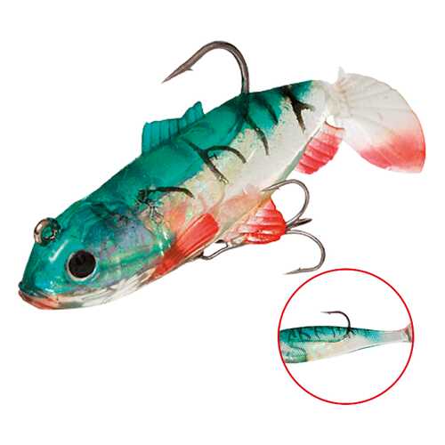 Виброхвост оснащенный Mikado Crystal Fish WXH-63 10 см, 113, 2 шт.