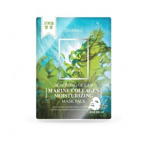 Набор из 5 масок для лица Deoproce Blooming Marine Collagen Moisturizing Mask Pack