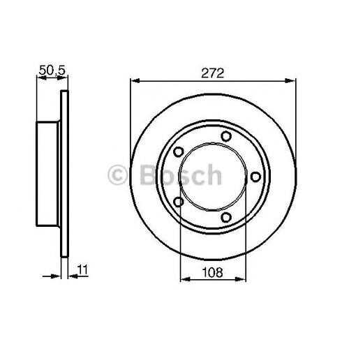 Тормозной диск Bosch 0986478746