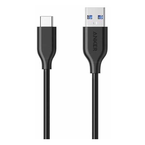Кабель Anker Powerline USB-C to USB-A 3.0 90 см. Black