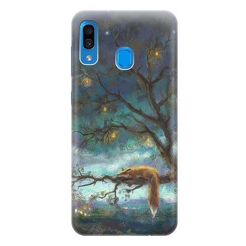 Чехол RE:PA для Samsung Galaxy A20 с принтом Лиса на дереве