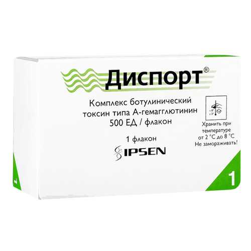 Диспорт лиофилизат для р-ра для ин. 500 ЕД флакон №1