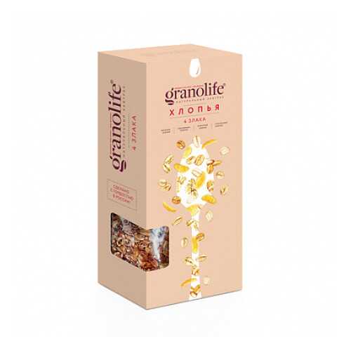 Хлопья 4 злака Granolife 400 г