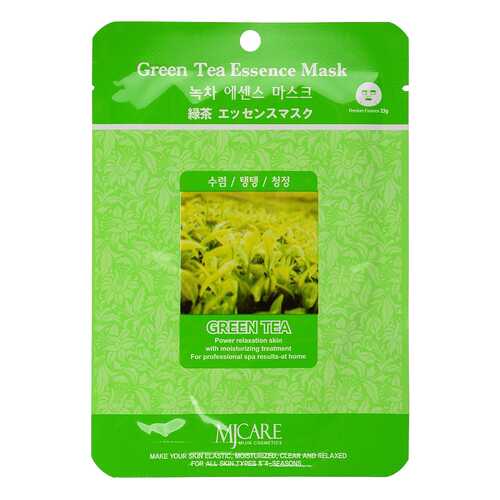 Маска для лица Mijin Green Tea Essence Mask 23 г
