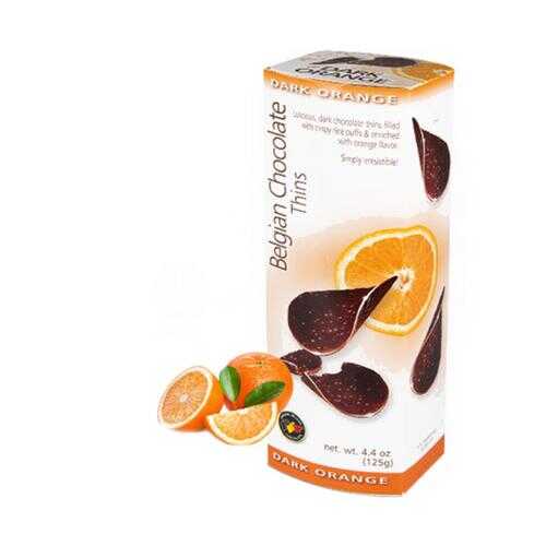 Шоколад BELGIAN CHOCOLATE Thins Orange 80г