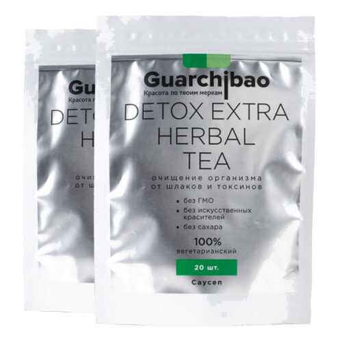 GUARCHIBAO DETOX EXTRA HERBAL TEA набор из 2 упаковок чая для детокса Саусеп
