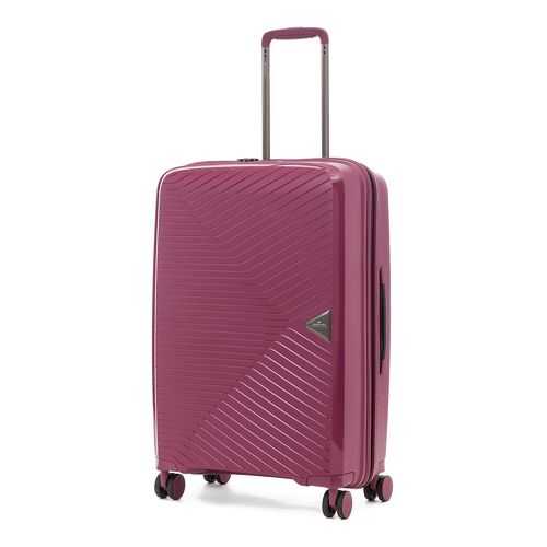 Чемодан March Gotthard Spinner wine red M