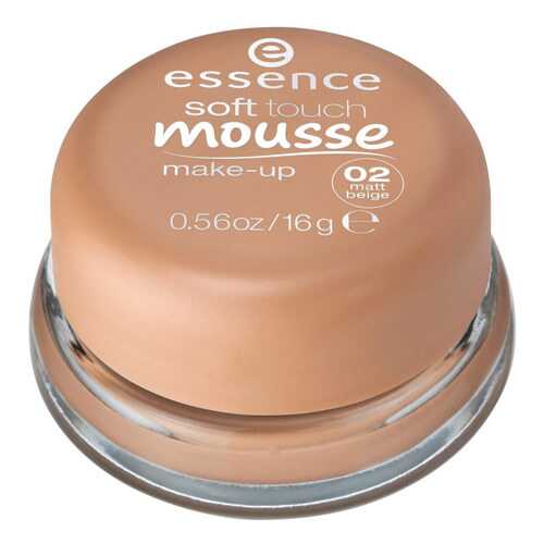 Тональный крем essence Soft Touch Mousse Make-up 02 Matt Beige 16 г