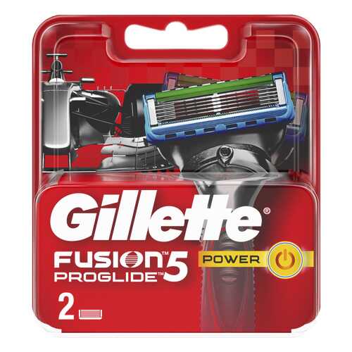 Сменные кассеты Gillette Fusion5 ProGlide Power 2 шт