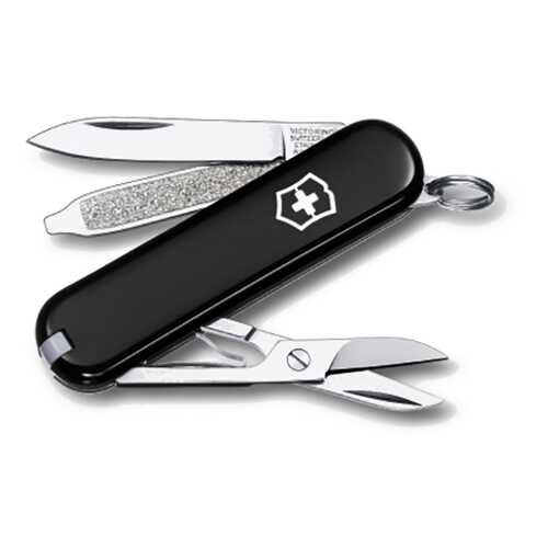 Мультитул Victorinox Classic 0.6223.3 58 мм черный, 7 функций
