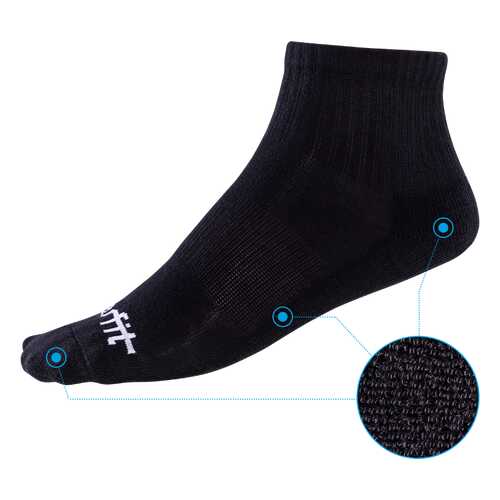 Носки StarFit SW-208, черные, 43-46 EU