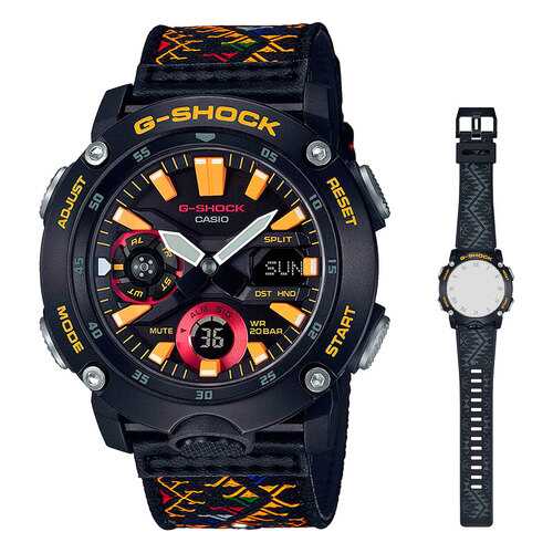 Японские наручные часы Casio G-SHOCK GA-2000BT-1AER с хронографом