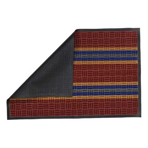 Коврик придверный Shahintex LUX multicolor, 80х120 см, бордовый